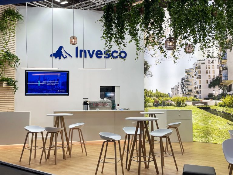 Messestand Design München - Invesco by Jahplan GmbH